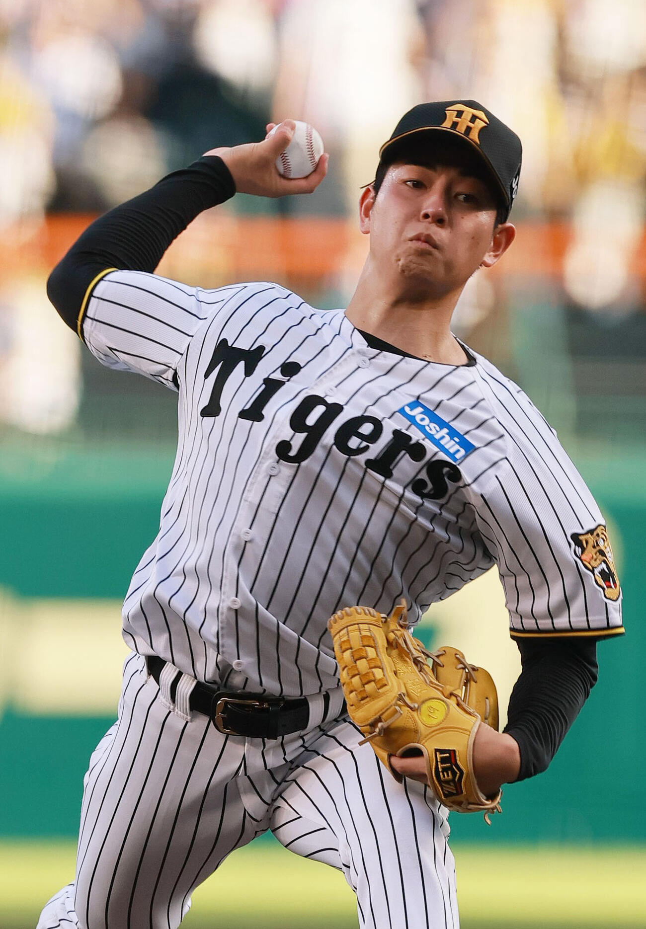 阪神対ヤクルト　阪神先発の下村海翔（撮影・上山淳一）