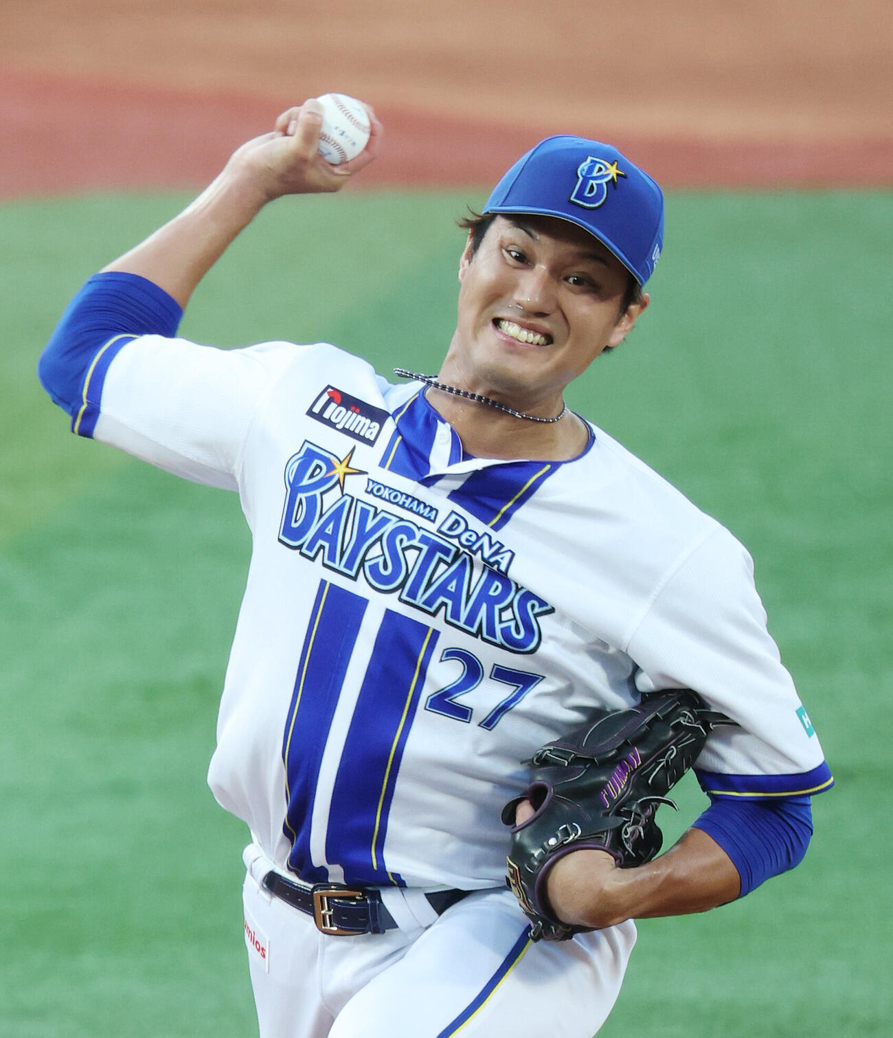 DeNA対巨人　DeNA先発の藤浪晋太郎（撮影・宮地輝）