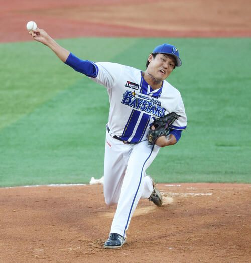 DeNA対巨人　DeNA先発の藤浪晋太郎（撮影・宮地輝）