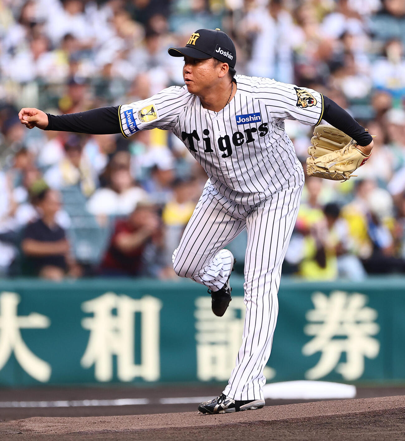 阪神対ヤクルト　阪神先発の村上頌樹（撮影・上田博志）