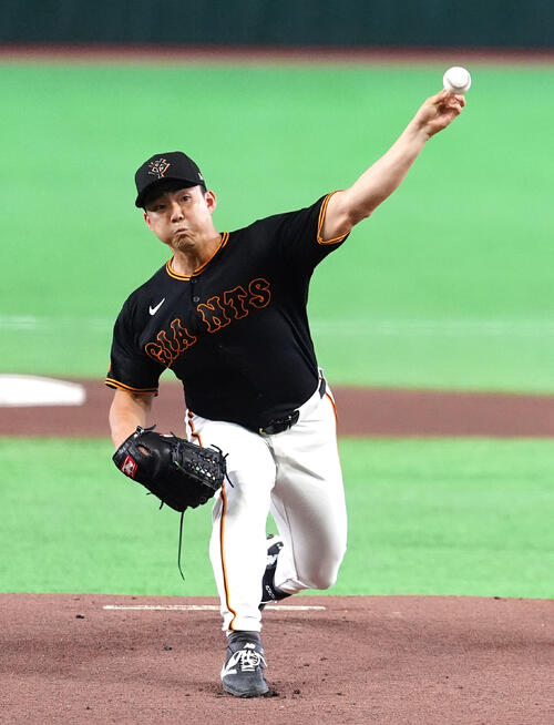 巨人対中日　巨人先発の小笠原慎之介（撮影・江口和貴）