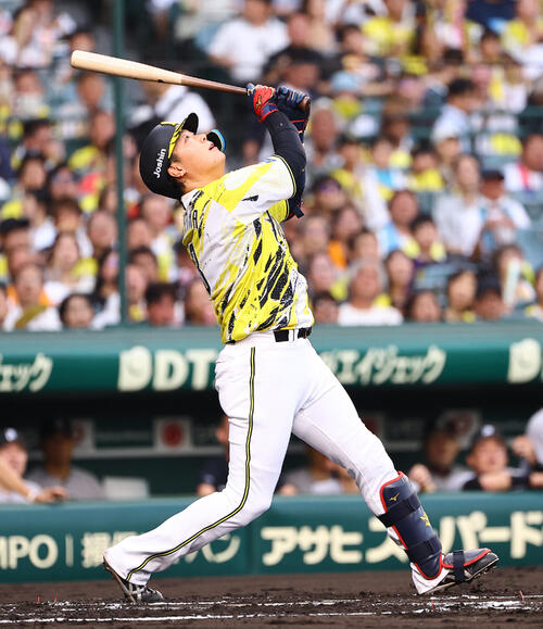 阪神対巨人　1回裏阪神2死一、三塁、大山悠輔は一飛に倒れる（撮影・上田博志）