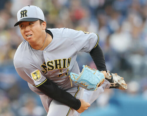 DeNA対阪神　先発登板する阪神村上頌樹（撮影・河田真司）