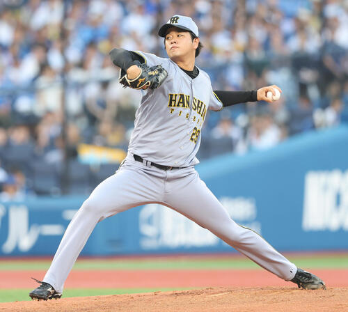 DeNA対阪神　阪神先発の高橋遥人（撮影・河田真司）