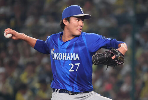 力投するDeNA藤浪晋太郎(2026年7月撮影)