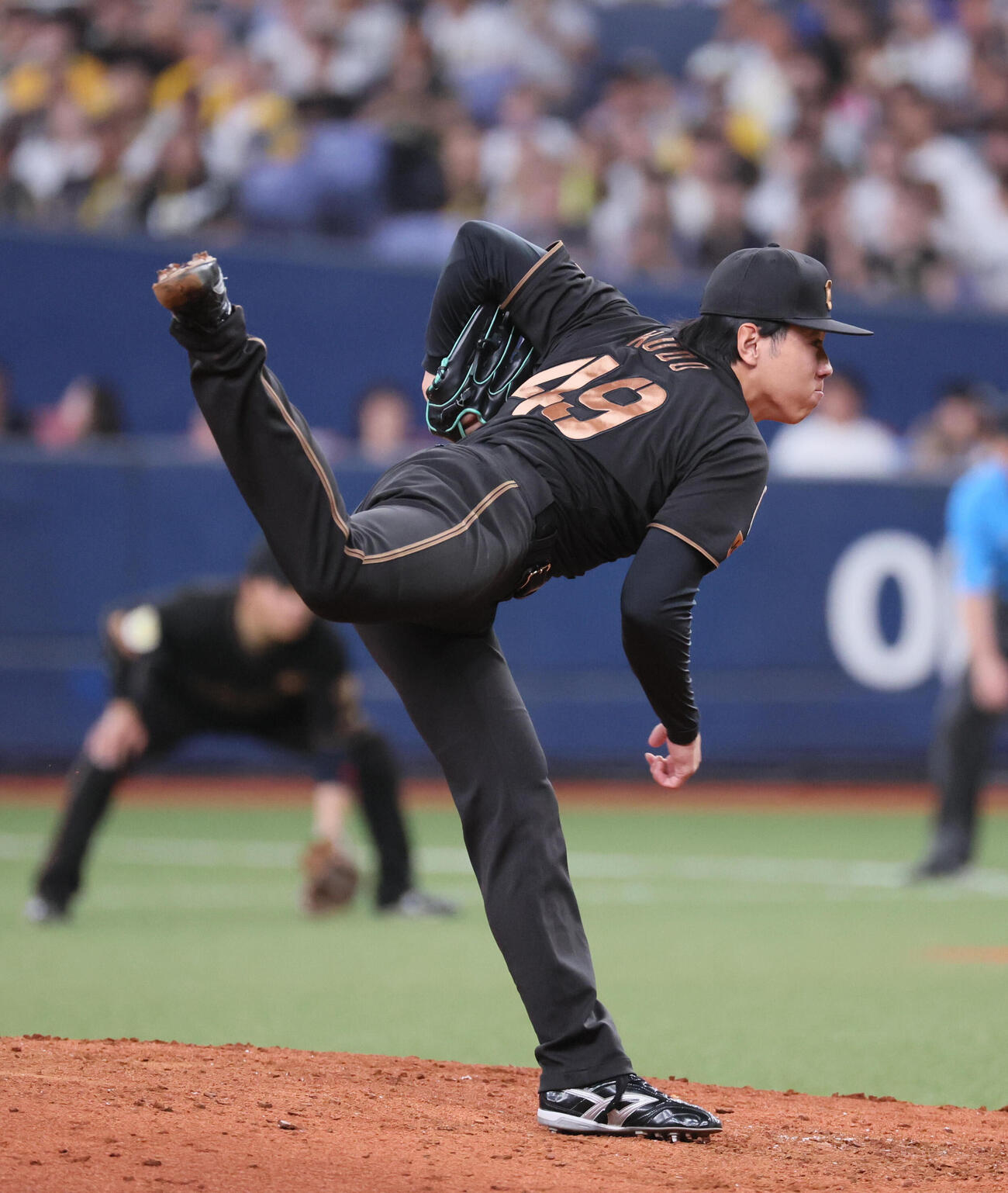 阪神対中日　阪神3番手の工藤泰成（撮影・宮崎幸一）