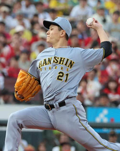 広島対阪神　阪神先発の大竹耕太郎（撮影・加藤孝規）