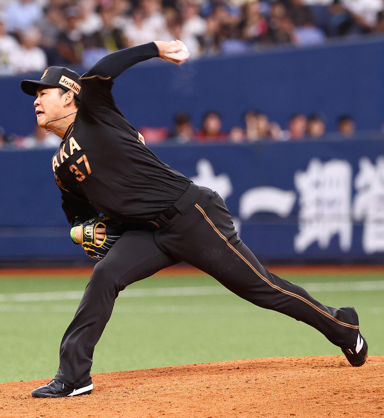 阪神対ヤクルト　阪神2番手の及川雅貴（撮影・上田博志）