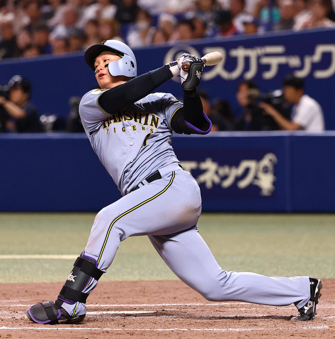 中日対阪神　5回表阪神2死、森下翔太は三振に倒れる（撮影・上田博志）