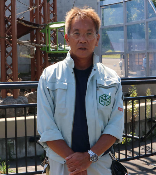 日本ハムが23年に開業を予定するボールパークの可能性について話した旭山動物園の坂東園長（撮影・山崎純一）