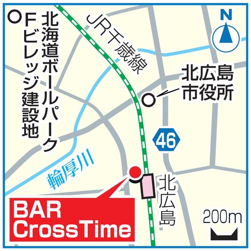 BAR Cross Timeの地図