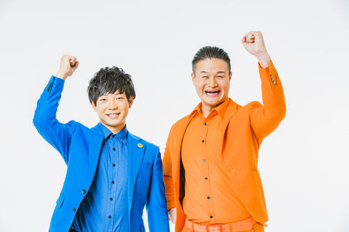 初冠番組「ハレバレティモンディ」がスタートするティモンディの前田裕太（左）と高岸宏行（C）STV