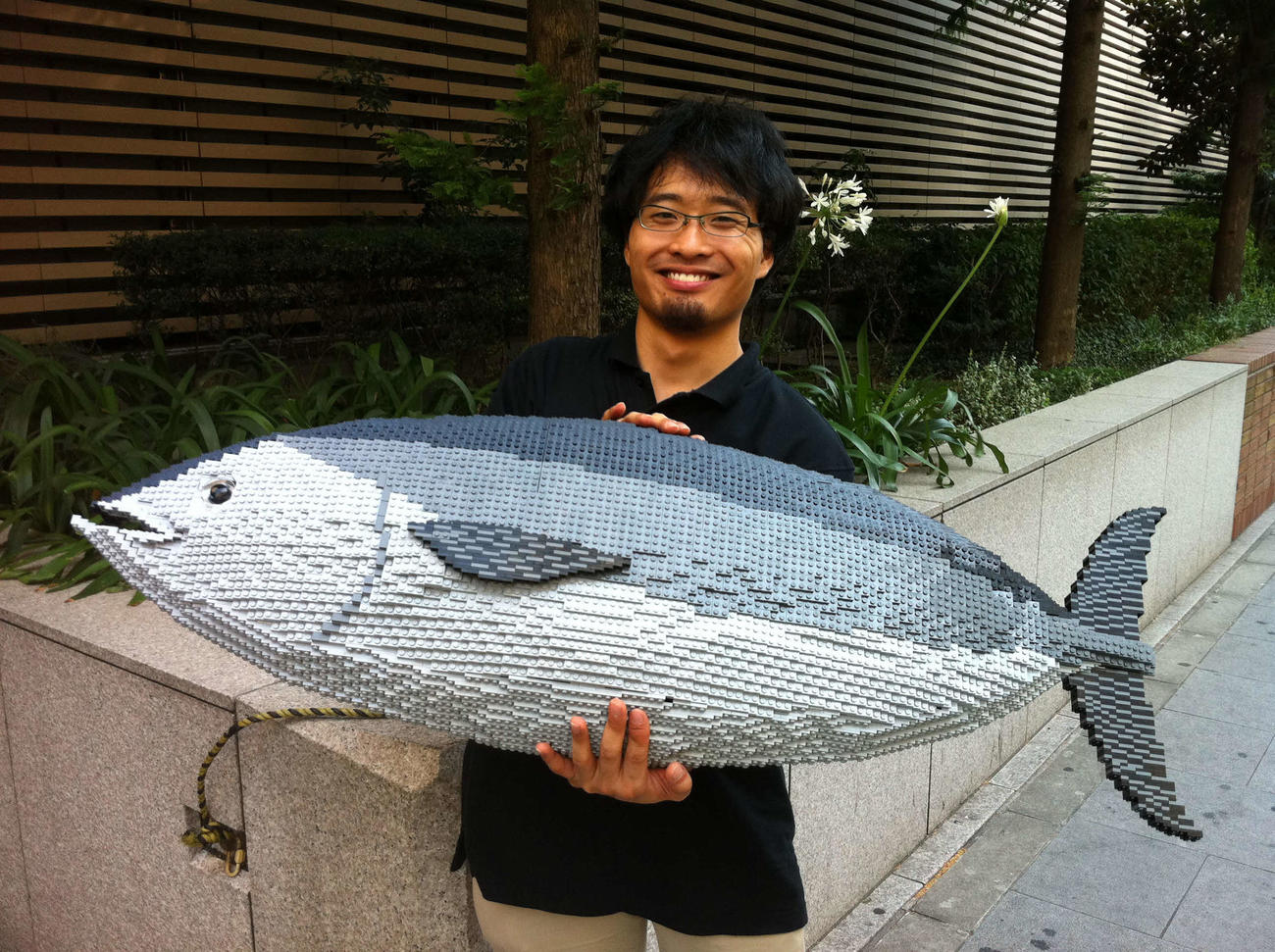 日本人で初めてレゴ社からプロビルダーに認定された三井さん（本人提供）