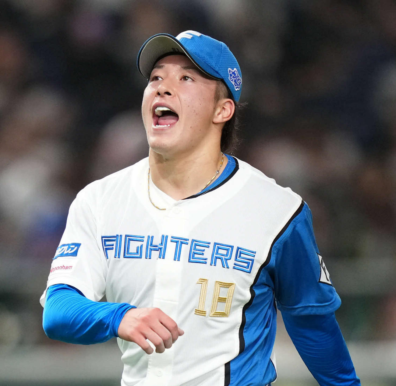 日本ハム吉田輝星投手（22年4月27日撮影）