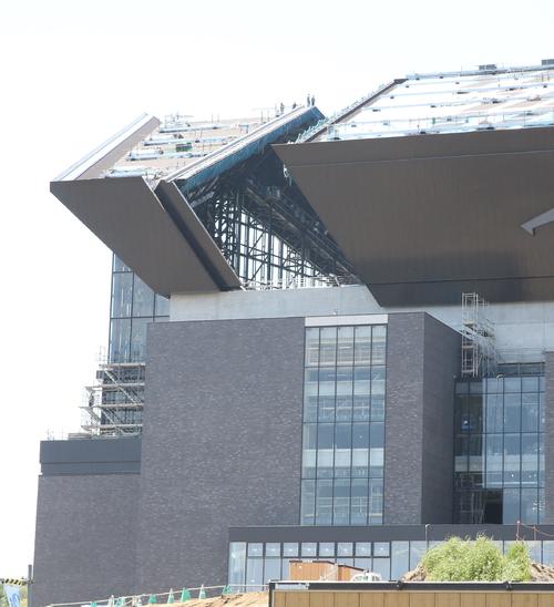日本ハム新球場・エスコンフィールド北海道の可動式屋根の全閉テストが9日に行われた