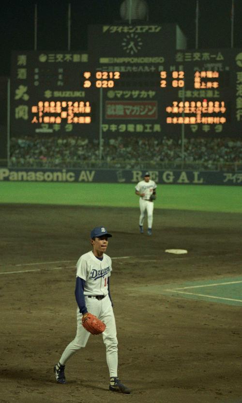 同率首位で並んだ伝説の中日対巨人２６回戦の一コマ（１９９４年１０月８日）