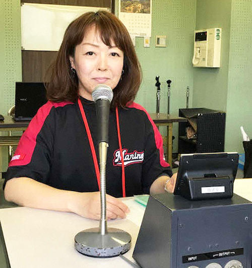 ロッテのうぐいす嬢、谷保恵美さん