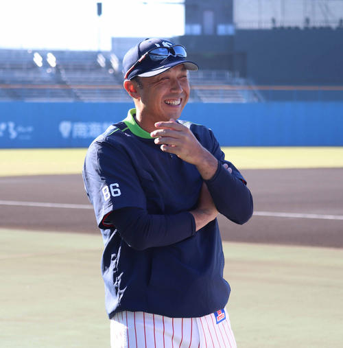 宮本慎也ヘッドコーチ(2018年11月4日撮影)