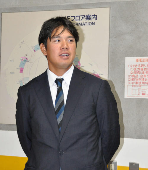 戦力外通告を受けた幸山さん(2018年10月4日撮影)