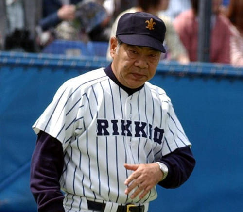 立大監督時代の斎藤章児さん（2002年4月14日撮影）
