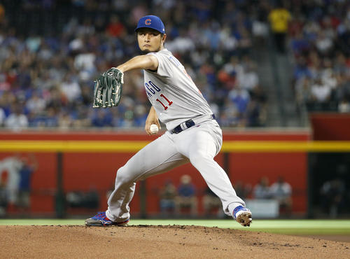 2勝目を挙げたダルビッシュ(AP)