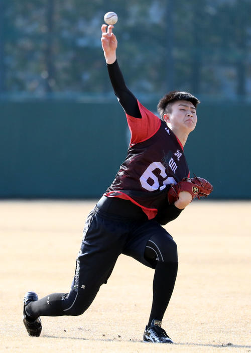 ロッテ土居豪人（2019年1月13日撮影）
