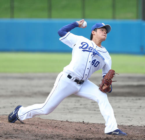 中日石川翔（2019年2月21日撮影）