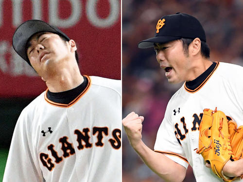 マウンド上で感情を露わにする現役時代の上原浩治氏