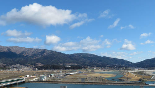 ロッテ佐々木朗が生まれ育った岩手・陸前高田市（撮影・金子真仁）
