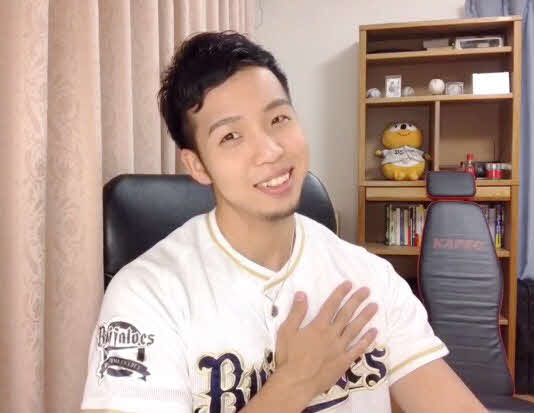オリックスを全力応援するB－モレルさん（本人提供）