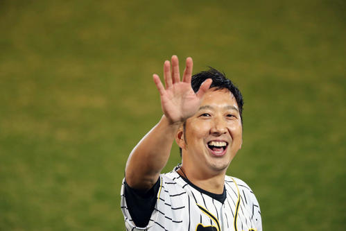 元阪神の藤川球児氏（2020年11月10日撮影）