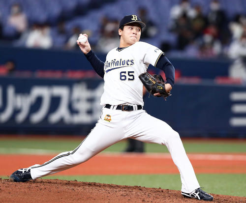力投するオリックス漆原大晟