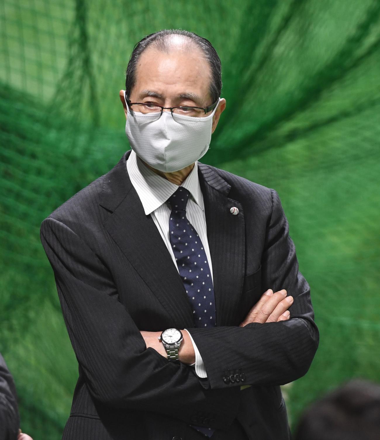 王貞治ソフトバンク球団会長（20年11月25日撮影）