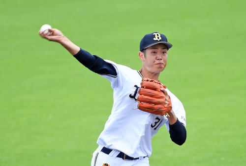 オリックス太田椋（2020年7月15日撮影）