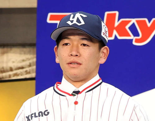 ヤクルト5位並木秀尊（2020年12月1日撮影）