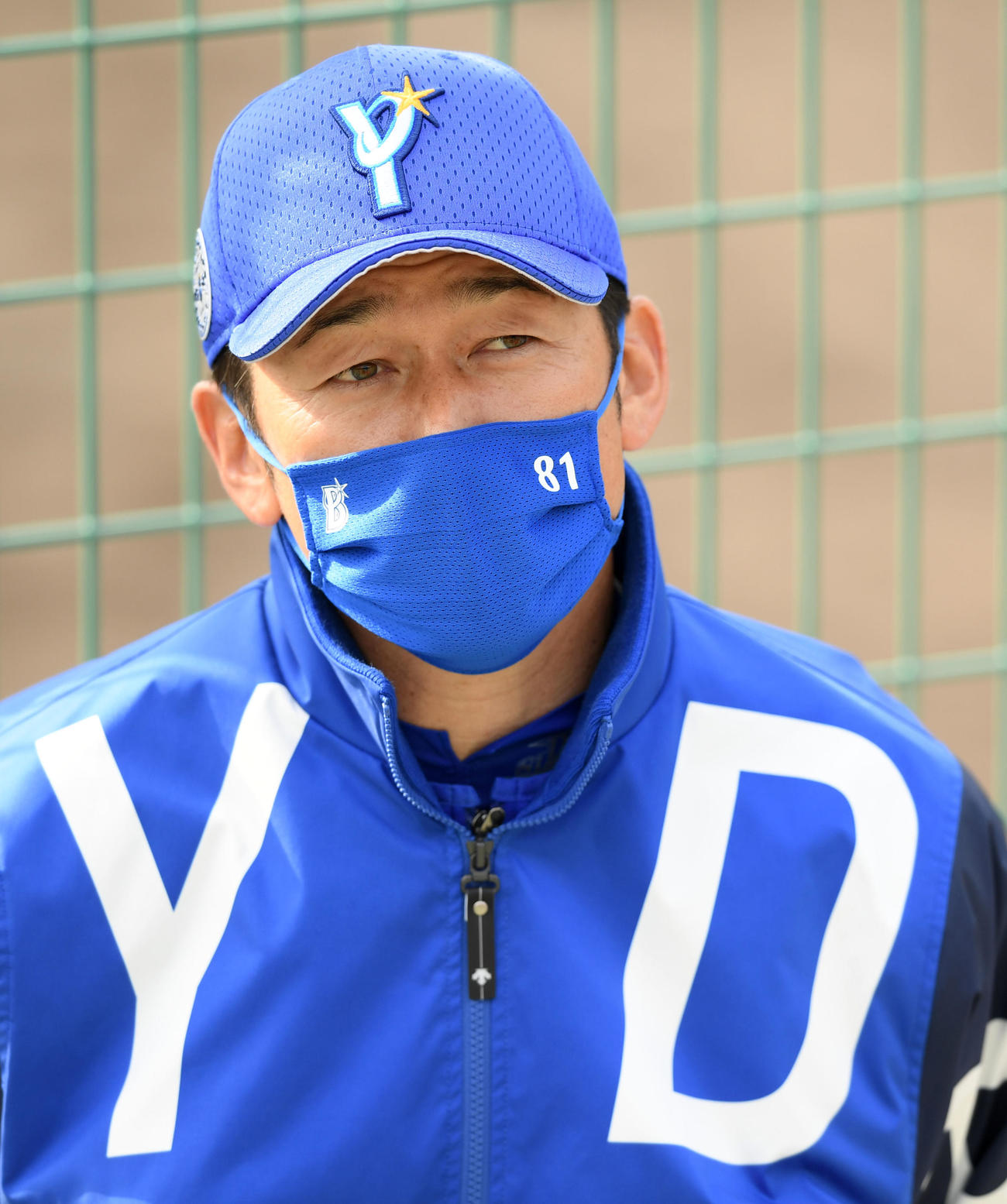 DeNA三浦監督（2021年2月17日撮影）