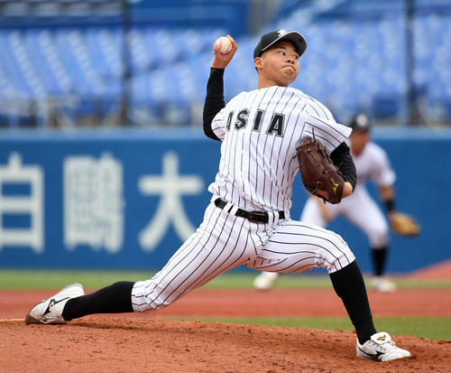 亜大・清水力斗（2018年4月17日撮影）
