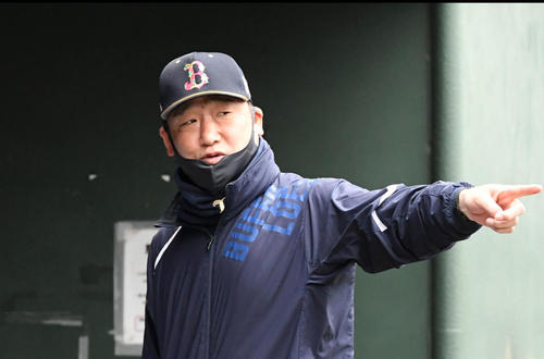 オリックス中嶋聡監督（2021年2月12日）