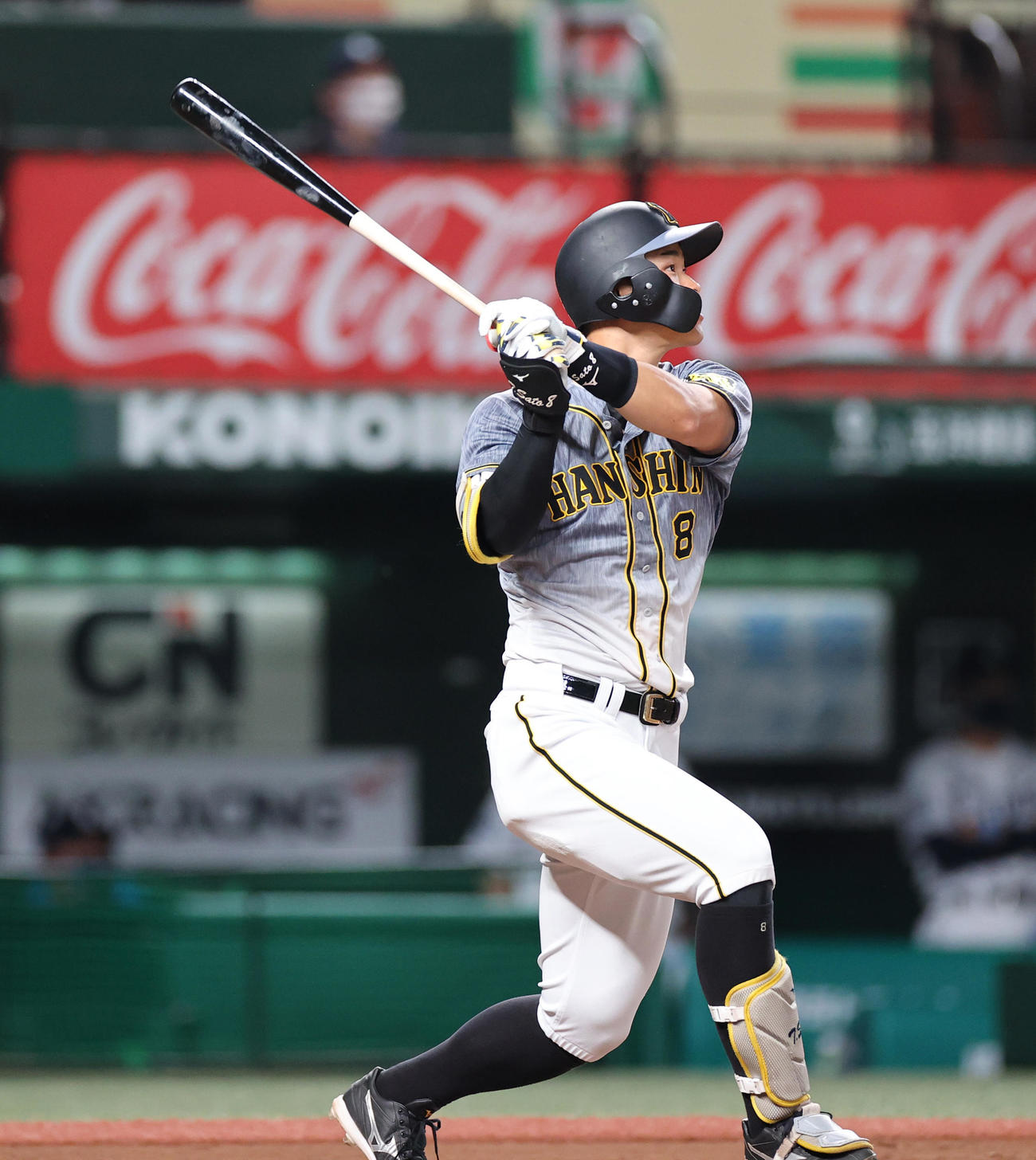 阪神佐藤輝明（2021年5月28日撮影）