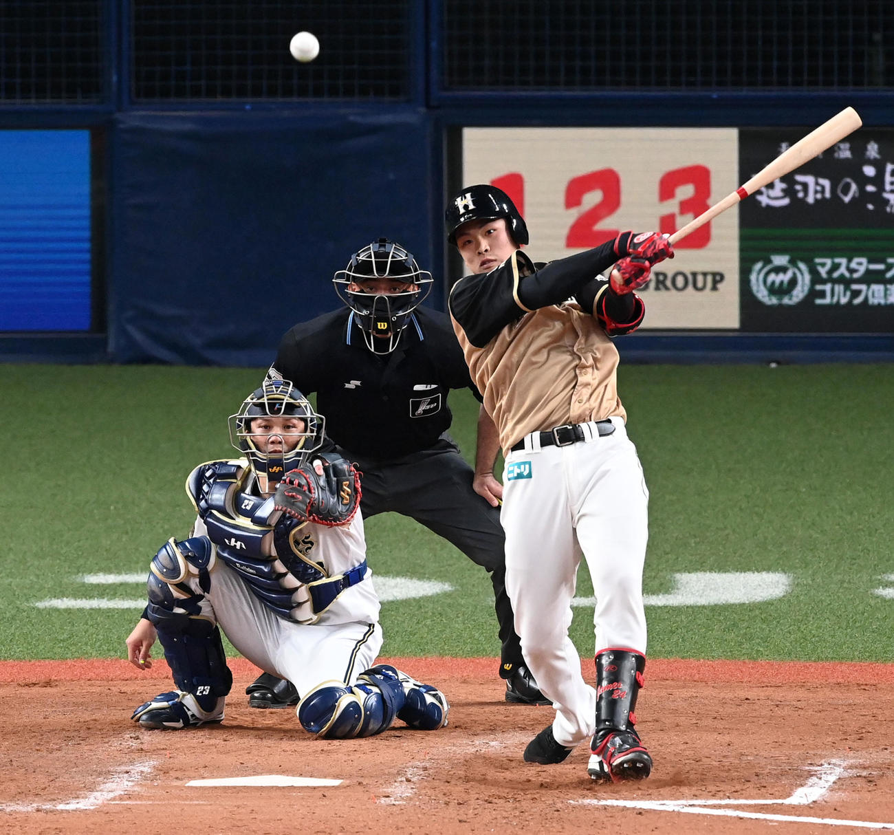 日本ハム野村佑希（2021年4月10日撮影）