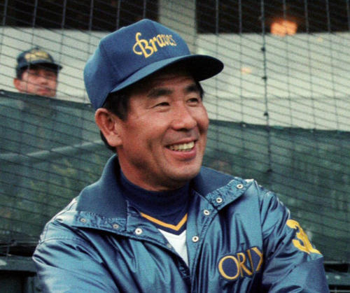 上田利治監督（1990年4月撮影）
