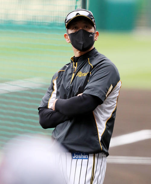 阪神矢野燿大監督（2021年4月30日撮影）