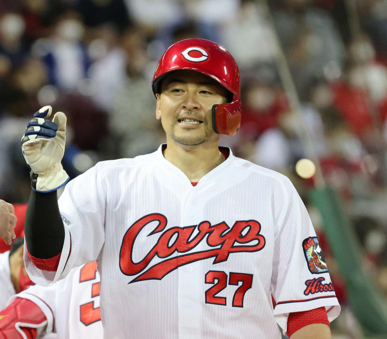 会沢翼（2021年6月15日撮影）
