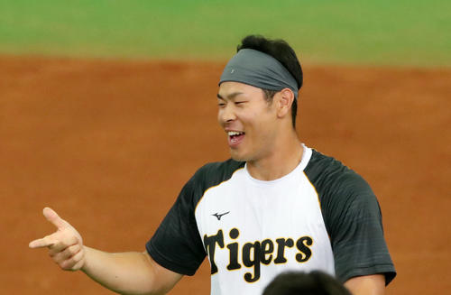 佐藤輝明（2021年9月17日撮影）