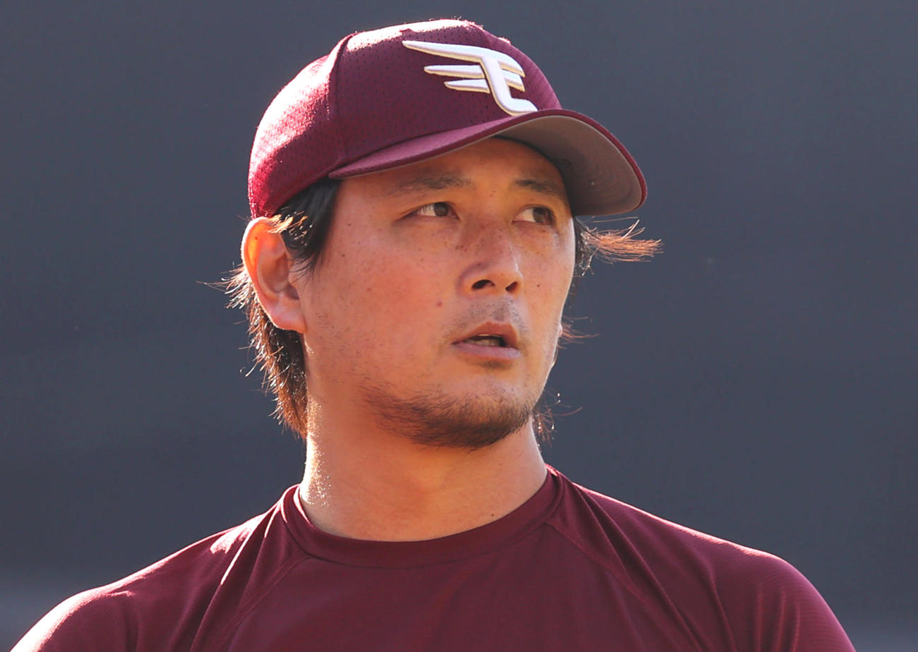 楽天涌井秀章（2021年11月5日撮影）