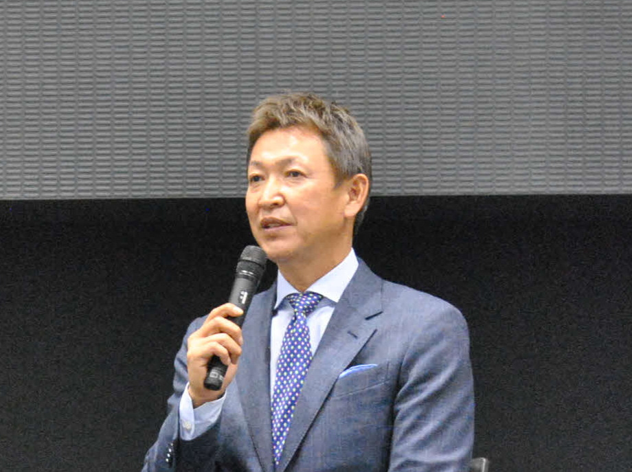中日立浪監督（2021年11月7日撮影）