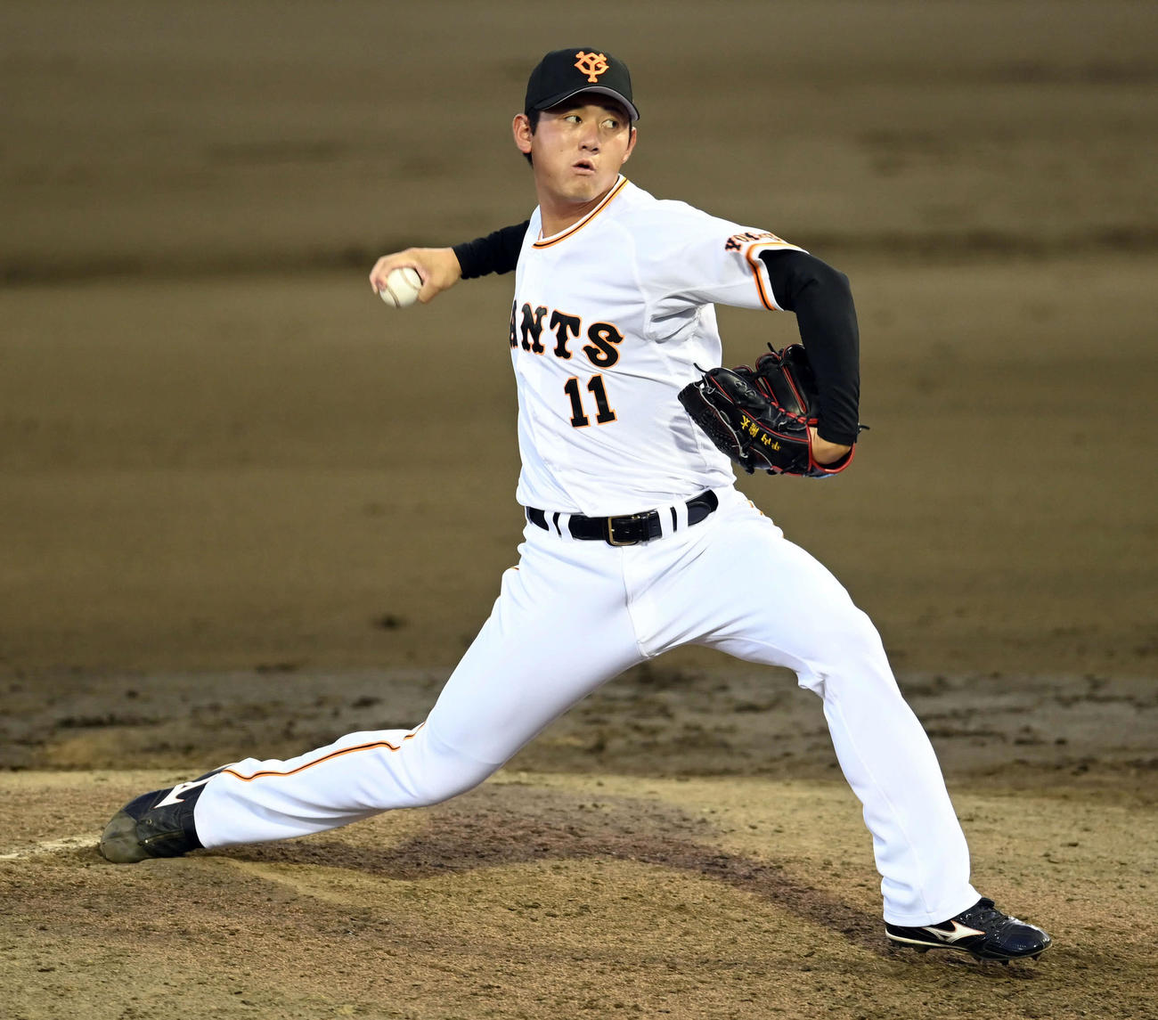 巨人平内龍太（2021年8月19日撮影）