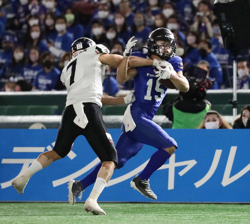 パナソニック対富士通　パナソニックWR桑田（右）（2022年1月3日撮影）