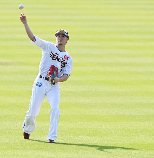 西川遥輝（2022年2月1日撮影）