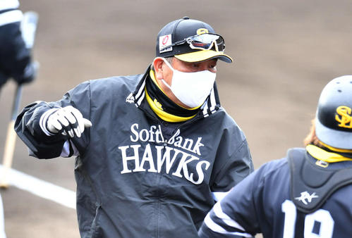 ソフトバンク藤本博史監督(2022年2月21日撮影)